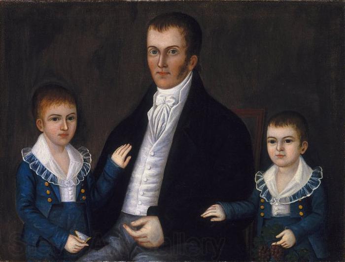 Joshua Johnson John Jacob Anderson and Sons, John and Edward Norge oil painting art